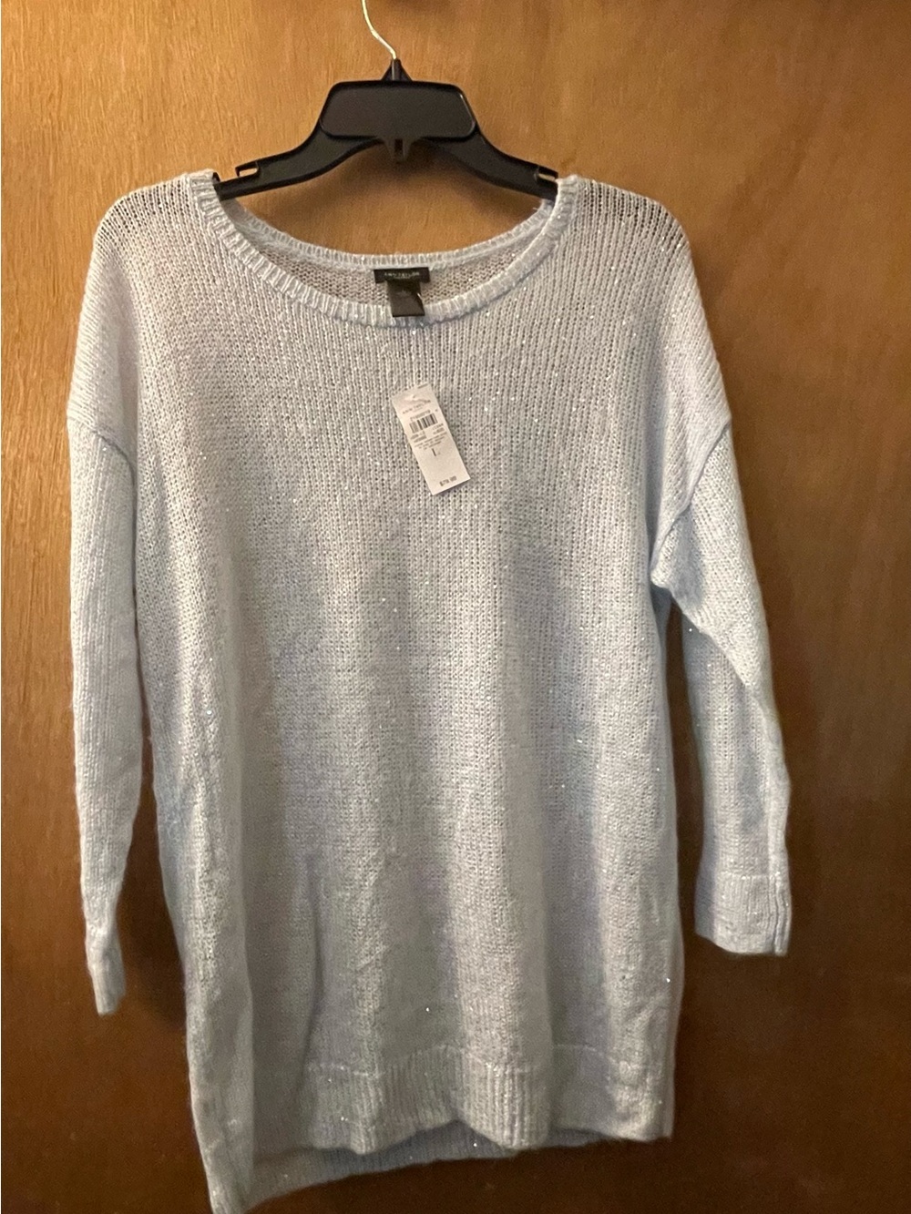 Ann Taylor Light Crewneck Pullover Sweater